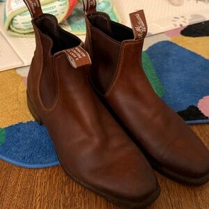 RM Williams Leather Craftsman Chelsea Boot Size 10 Mens